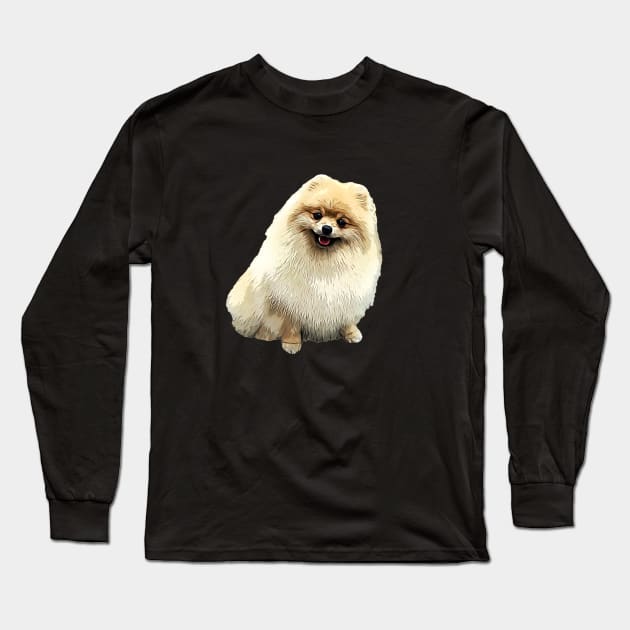 German Spitz - Gorgeous Puppy Dog! Long Sleeve T-Shirt by ElegantCat